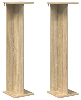 Obrázek produktu pro vidaXL Stojan na květiny, 2 ks, dub Sonoma, 25 x 25,5 x 100,5 cm