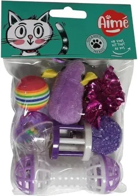 Produktbild von 7 Katzenspielzeuge , Vielfältiges Set für Indoor & Outdoor Spaß