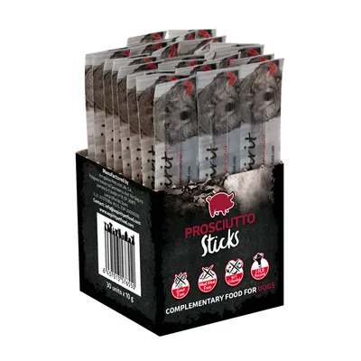 Produktbild von alpha spirit Dog Individual Stick Prosciutto 30er-Box