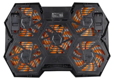Productafbeelding van Deltaco GAM-072 Deltaco Gaming Laptop Kühler 1000-1300 RPM schwarz/orange