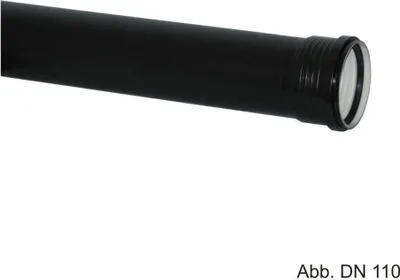 Produktbild von Geberit GE Silent-PP Rohr, Muffe, d40 mm, L 200 cm, 1 Stk.
