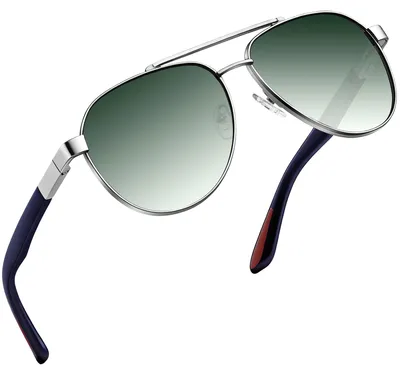 Obrázek produktu pro Sluneční brýle Aviator s polarizačními čočkami – pánské i dámské – ochrana UV400 – kovový rám