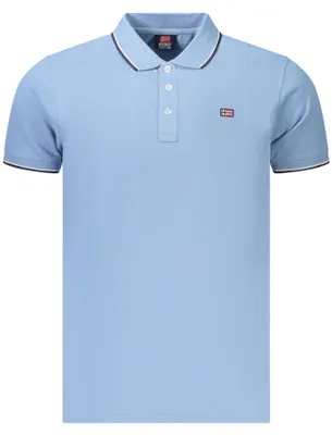 Immagine prodotto di Norwegen 1963 Herren-Poloshirt Mit Kurzen Ärmeln, Blau