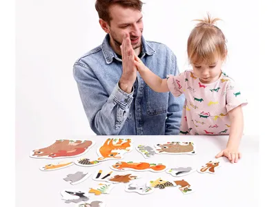 Zdjęcie produktu dla CzuCzu. Puzzle progresywne. Zwierzątka w lesie