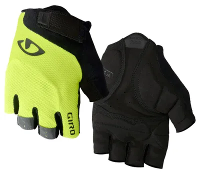 Produktbild von Giro Bravo Gel Glove, Fingerlose Handschuhe, Fahrradfahren, Männlich, Schwarz, Gelb, S, Abbildung