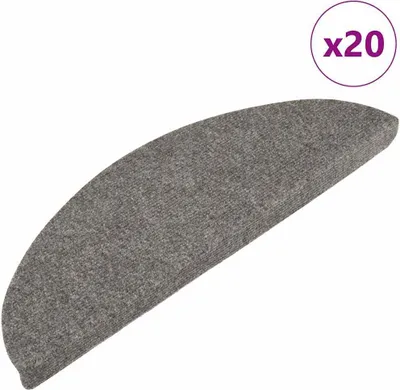 Obrázek produktu pro Samolepicí rohože na schody 20 ks šedé 56x17x3 cm