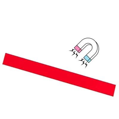 Produktbild von Legamaster Magnet-Streifen 1,0 x 30,0 cm rot