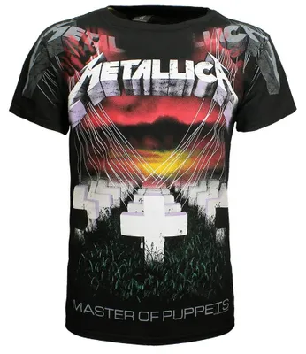 Produktbild von Metallica Master Of Puppets Allover-Print-T-Shirt - S