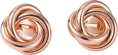 Produktbild von 1 Paar Ohrstecker für Damen, hohler Metalldraht, verschlungene Form, galvanisiert, antiallergisch, leicht, Ohrschmuck, Schmuck für Party, Abschlussball, Pendeln