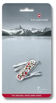 Produktbild von Victorinox Classic, "Edelweiss",mit grossem Blister