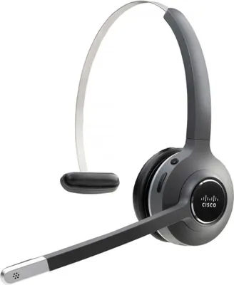 A studio shot of a Cisco headset against a white background.