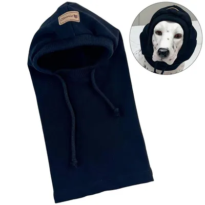 Produktbild von Hundehut Für Hunde, Hundemütze, Gemütlicher Hund Warmer Hut, Halswärmerschal, Haustierzubehör, Winddicht Mit Einstellbarer Größe