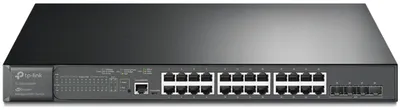 Produktbild von TP-Link Omada SG3428XMP Netzwerk-Switch Managed L2+ Gigabit Ethernet (10/100/1000) Power over Ethernet (PoE) 1U Schwarz
