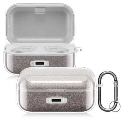 Produktbild von kwmobile Hülle kompatibel mit Sennheiser MOMENTUM True Wireless 4 - Hardcover Schutzhülle Etui Case Cover Kopfhörer - Transparent