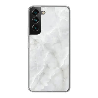 Produktbild von MuchoWow® Handyhülle Schutzhülle Hülle für Samsung Galaxy S22 Marmor - Weiß - Muster - Stein - Marmoroptik Silikon Softcase Handy Hülle - Mobiltelefonhülle