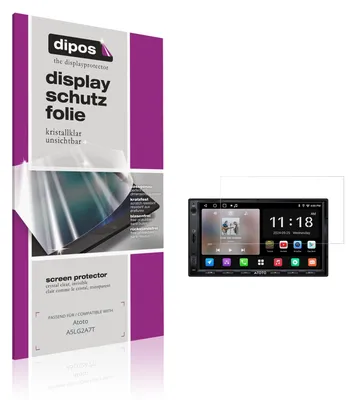 Produktbild von 2x Schutzfolie für Atoto A5LG2A7T klar Displayschutzfolie Folie Display Schutz dipos