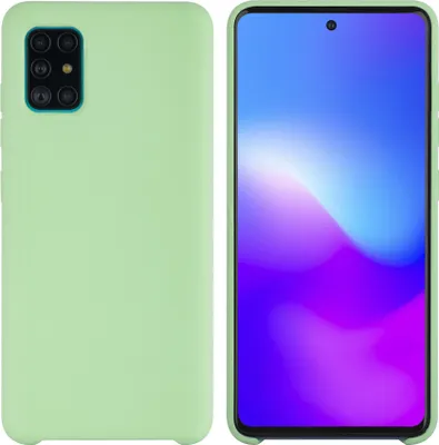 Produktbild von Samsung Galaxy A51 Light Green Back cover case - Silicone