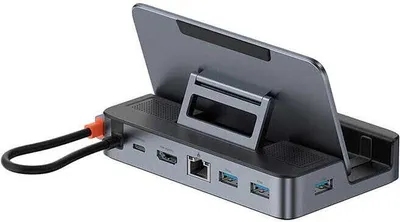 Produktbild von Baseus GamerX, Universal, Steam deck, ASUS ROG Ally, iPad Pro 12.9, iPad Pro11, iPad Air5, Surface Pro8, Surface go 3,Galaxy..., USB Typ-C, Grau