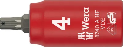Zdjęcie produktu dla Wera 05005901001, Gniazdko, 1/4", Metryczny/imperialny, 4 mm, 1/4", 4 mm