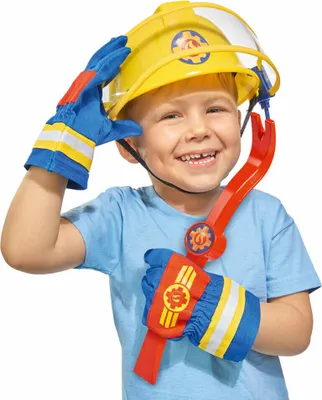 Produktbild von Feuerwehrmann Sam Feuerwehr Handschuhe (blau/rot)