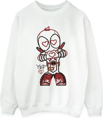 Produktbild von Marvel - Sweatshirt für Damen BI16266 (XL) (Weiß)