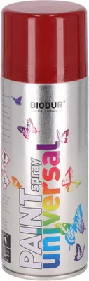 Produktbild von Biodur | Sprühlack - Bräunlich rot (RAL 3011) - 400ml, Sprühfarbe, Lackspray, Universal - Betonfarbe, Sprühlacke für Holz, Metall, Glas