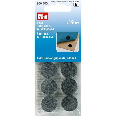 Produktbild von PRYM Haftpunkte selbstklebend schwarz