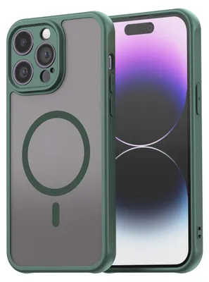 Zdjęcie produktu dla Techsuit – HaloFrost II MagSafe – etui ochronne do iPhone'a 14 Pro Max – zielone