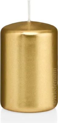 Produktbild von Stumpenkerzen Gold 100 x Ø 48 mm, 4 Stück