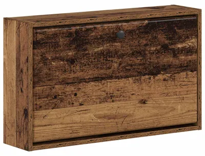 Productafbeelding van vidaXL Wandgemonteerde schoenenkast BREDA, 71 x 17 x 43 cm, houtvezel