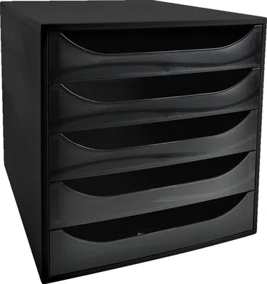 Immagine prodotto di Exacompta Cassettiera Ecobox 229014D A4+ 5 cassetti aperti n/n