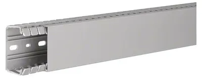 Produktbild von Hager Verdrahtungskanal aus PVC BA7 40x60 mm steingrau, Kabelkanal, Grau, PVC, V0, EN50085-2-3, 60 mm