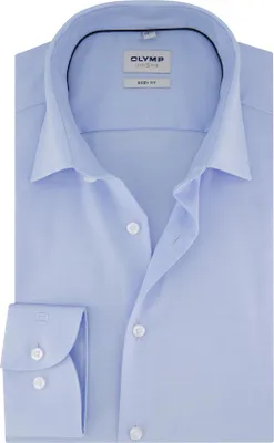 Produktbild von Olymp Level 5 Five Hemd hellblau Body-Fit uni Baumwolle