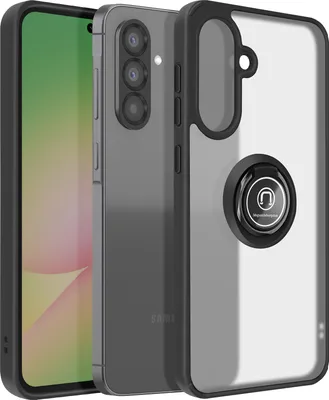 Produktbild von Avizar, Hulle Galaxy A56 Magnetring Transluzent, Schwarz