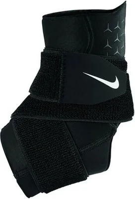 Zdjęcie produktu dla Pasek na kostkę Nike Pro na rzep czarny - M
