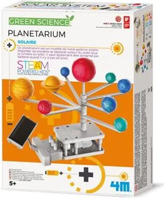 Produktbild von 4M Sonnensystem Planetarium Bausatz - Lernspielzeug mit Motor