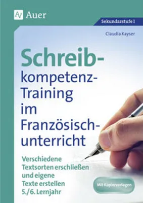 Produktbild von Schreibkompetenz-Training im Französischunterricht