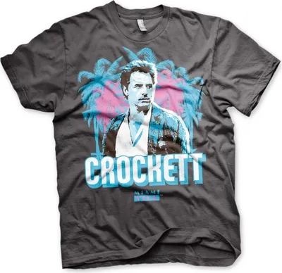 Produktbild von Crockett Palms T-Shirt - Medium - Dark-Grey