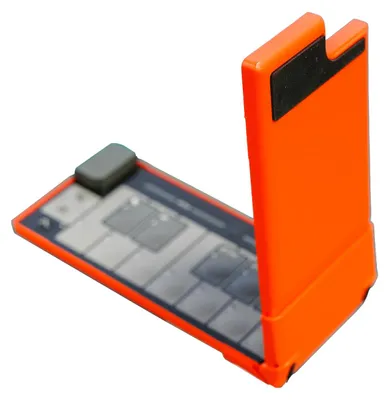Image de Korg nanoKEY Fold - Contrôleur clavier MIDI 25 touches pliable avec USB-C et TRS-MIDI - Lava Orange