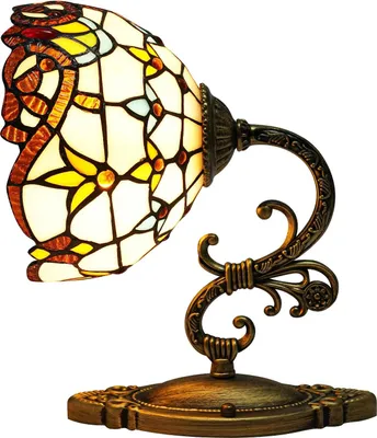 Produktbild von Wandleuchte im Tiffany-Stil - Wandlampe aus Buntglas - Innenbereich - 220 V AC - Nicht dimmbar - Ohne Leuchtmittel - Lichtstrom 2000–82000 lm