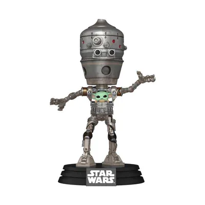 Immagine prodotto di Funko Pop! Deluxe Star Wars: Mandalorian IG-12 z Grogu - Figurki Winylowe