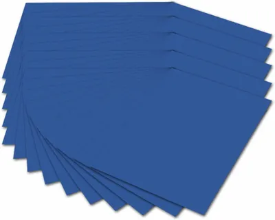 Produktbild von Folia 614/50 35, Blau, A4 (210 x 297 mm), Einfarbig, 300 g/m², 50 Blätter, Deutschland