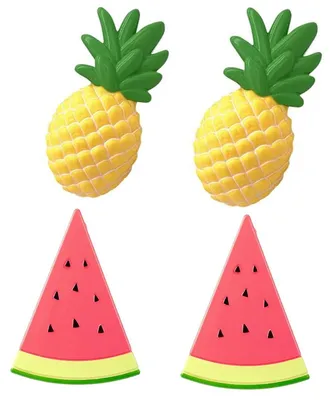 Strandhandtuchclips, 4 Stück, Fruchtstil, für Liegestuhl