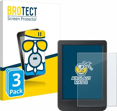 Produktbild von 3x BROTECT Entspiegelungs Schutzglas für Kobo Clara BW Schutzfolie Panzer Folie Glas Display Schutz matt