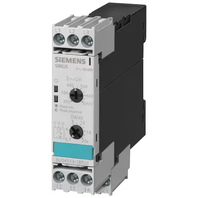 Produktbild von Siemens 3UG45131BR20 Leistungsrelais Grau 3