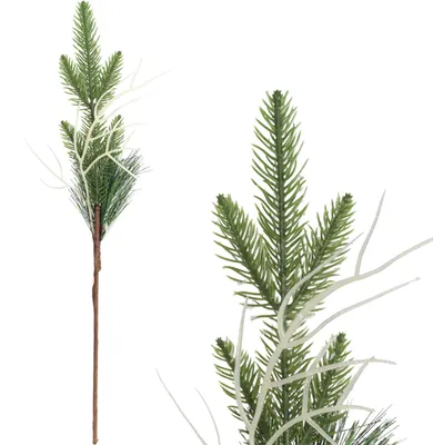 Zdjęcie produktu dla GAŁĄZKA OZDOBNA ŚWIĘTA STROIK BOŻE NARODZENIE GAŁĄZKI SZTUCZNE ŚWIERK 47 cm