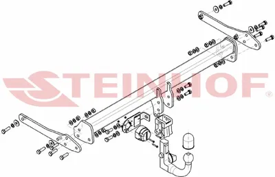 Produktbild von Z548370 Anhängerkupplung passend für VW CC 2012-2016 abnehmbar