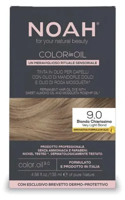 Produktbild von Noah, Color In Oil, permanentes Haarfä rbeö l, 9.0, sehr hellblond, 135 ml