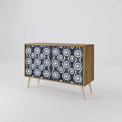 Immagine prodotto di Cassettiera Spacerebels a 2 ante - credenza cassettiera - credenza alta - mobile guardaroba - soggiorno camera da letto - 57,5×111×42 (HxLxP)