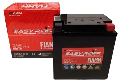 Immagine prodotto di Batteria moto FIAMM Easy Rider FT10L-12B AGM 12V 10Ah 140A